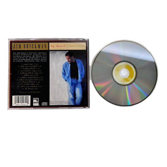 3 Jim Brickman CDs By Heart Piano Solos Christmas Romance The Gift Lot Albums - Picture 3 of 7